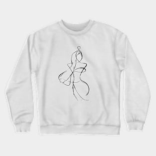 Abstract Woman One Line Art Crewneck Sweatshirt